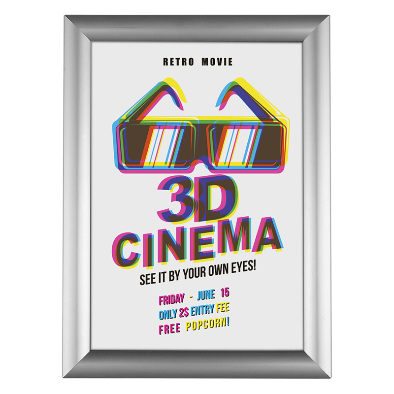 SNAP FRAME A1 – Srebrna