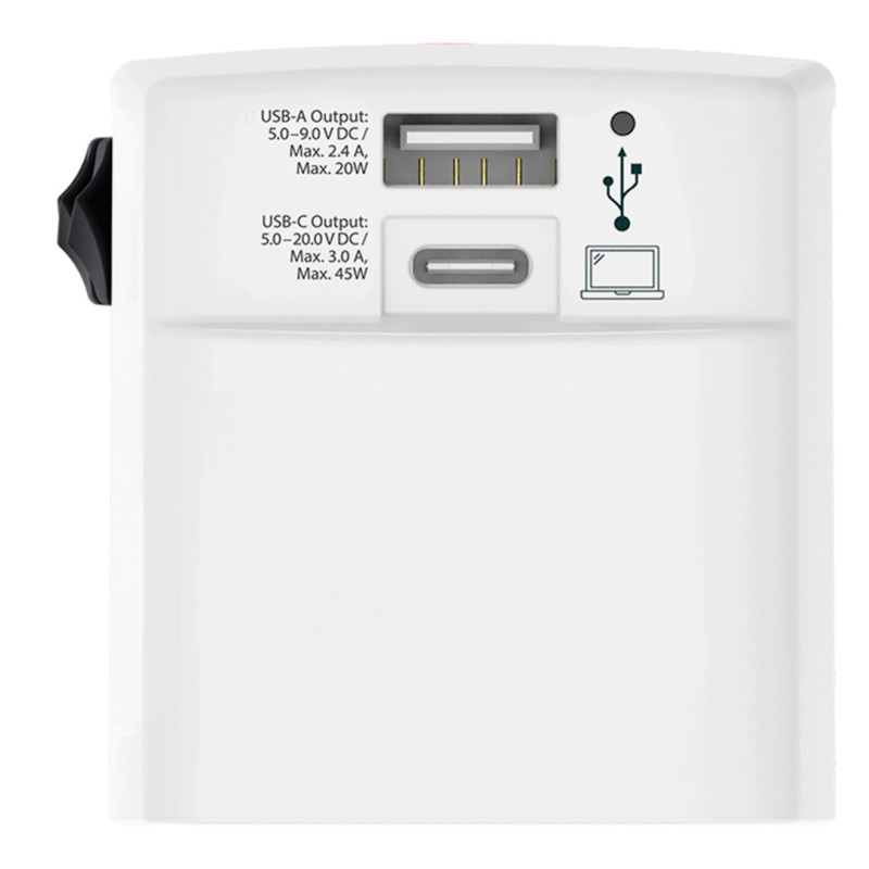 WORLD USB CHARGER AC 45PD – Bela