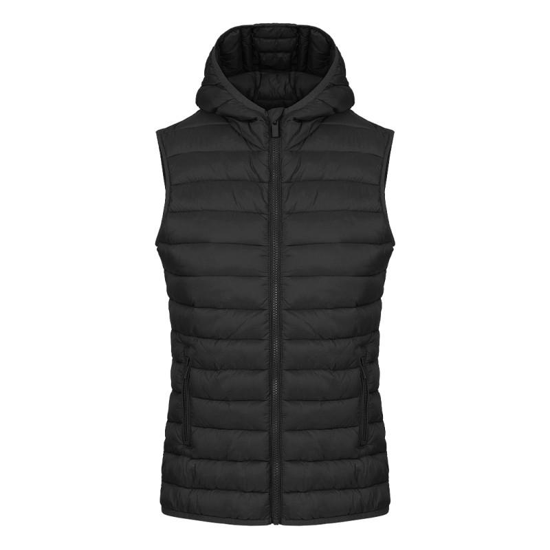 LIBERTY HOOD VEST WOMEN – Crna