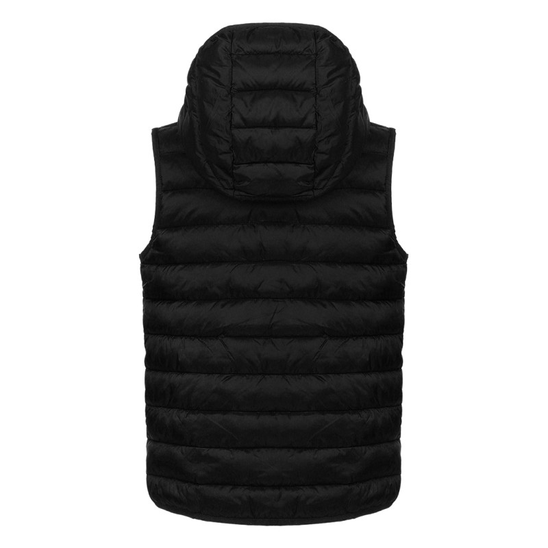 LIBERTY HOOD VEST KID – Crna