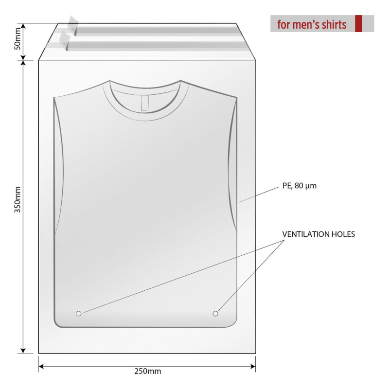 POLY BAG 25 x 35 – Transparentna