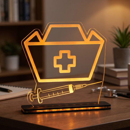 3D LED lampa za medicinsku sestru