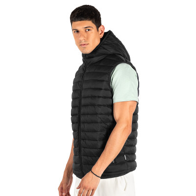 LIBERTY HOOD VEST MEN - Štepani prsluci