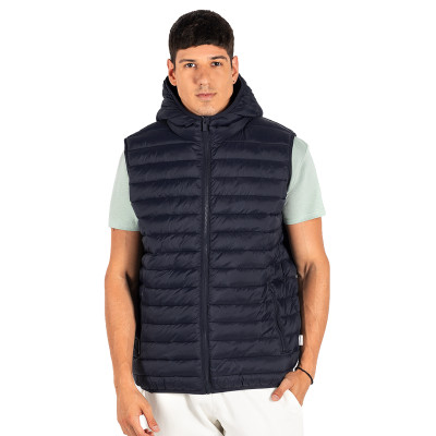 LIBERTY HOOD VEST MEN - Štepani prsluci