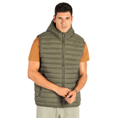 LIBERTY HOOD VEST MEN - Štepani prsluci