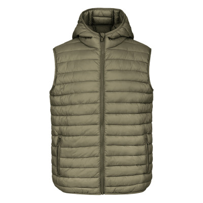 LIBERTY HOOD VEST MEN - Štepani prsluci