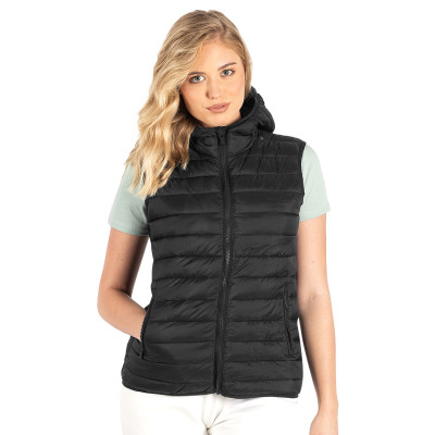 LIBERTY HOOD VEST WOMEN - Štepani prsluci