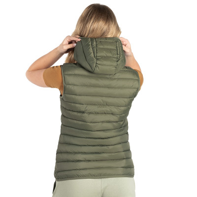 LIBERTY HOOD VEST WOMEN - Štepani prsluci