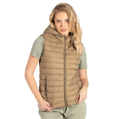 LIBERTY HOOD VEST WOMEN - Štepani prsluci