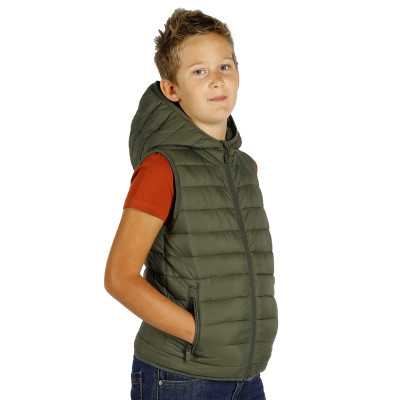 LIBERTY HOOD VEST KID - Štepani prsluci
