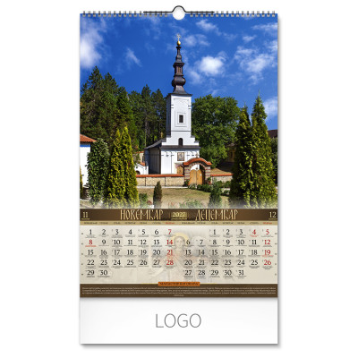 PRAVOSLAVNI MANASTIRI 12 - Zidni kalendari